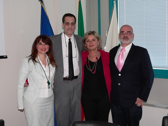 Stuart Milk, la cons. regionale Mori, l’assessore Marzocchi e Aurelio Mancuso