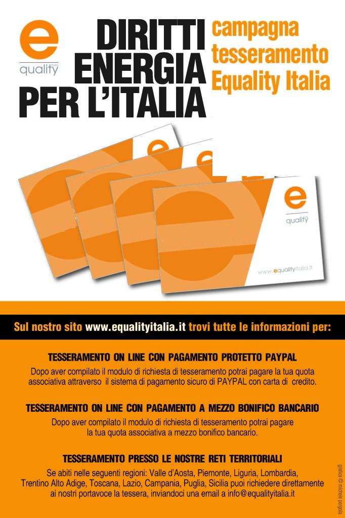 campagna tesseramento equality italia