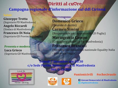 diritti al cuore - Equality capitanata